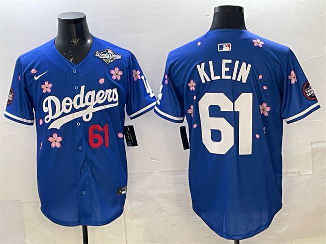 Men's Los Angeles Dodgers #61 Will Klein Royal 2025 World Series Patch Tokyo Series Limited Stitched Jersey,We sell and wholesale Men's Los Angeles Dodgers #61 Will Klein Royal 2025 World Series Patch Tokyo Series Limited Stitched Jersey on line form chian!