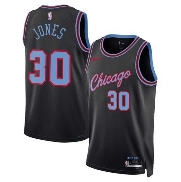 Men's Chicago Bulls #30 Tre Jones Black 2025-26 City Edition Swingman Stitched Jersey Dzhi,We sell and wholesale Men's Chicago Bulls #30 Tre Jones Black 2025-26 City Edition Swingman Stitched Jersey Dzhi on line form chian!
