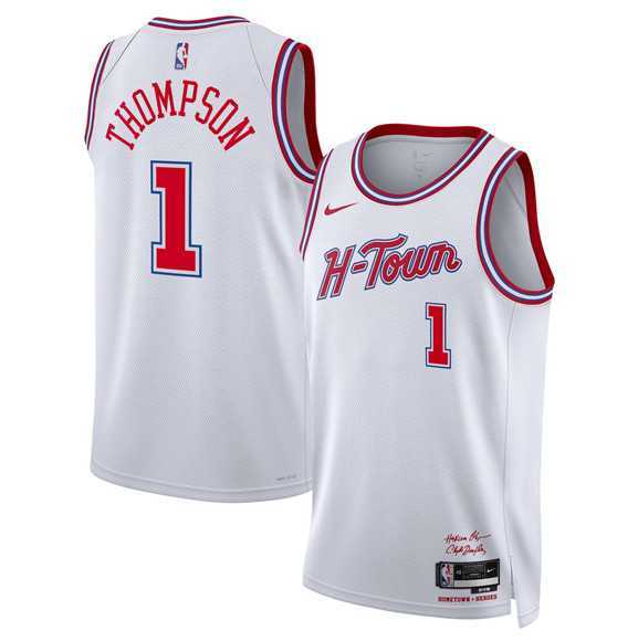 Men's Houston Rockets #1 Amen Thompson White 2025-26 City Edition Stitched Jersey Dzhi,We sell and wholesale Men's Houston Rockets #1 Amen Thompson White 2025-26 City Edition Stitched Jersey Dzhi on line form chian!