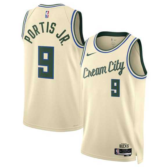 Men's Milwaukee Bucks #9 Bobby Portis Cream 2025-26 City Edition Swingman Stitched Jersey Dzhi,We sell and wholesale Men's Milwaukee Bucks #9 Bobby Portis Cream 2025-26 City Edition Swingman Stitched Jersey Dzhi on line form chian!