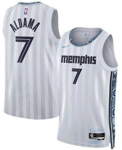 Men's Memphis Grizzlies #7 Santi Aldama Gray 2025-26 City Edition Swingman Stitched Jersey Dzhi,We sell and wholesale Men's Memphis Grizzlies #7 Santi Aldama Gray 2025-26 City Edition Swingman Stitched Jersey Dzhi on line form chian!