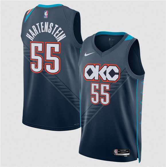 Men's Oklahoma City Thunder #55 Isaiah Hartenstein Navy 2025-26 City Edition Swingman Stitched Jersey Dzhi,We sell and wholesale Men's Oklahoma City Thunder #55 Isaiah Hartenstein Navy 2025-26 City Edition Swingman Stitched Jersey Dzhi on line form chian!