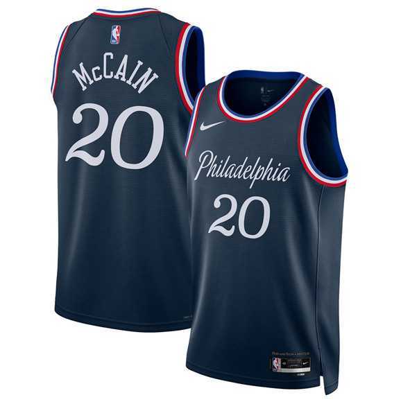 Men's Philadelphia 76ers #20 Jared McCain Navy 2025-26 City Edition Swingman Stitched Jersey Dzhi,We sell and wholesale Men's Philadelphia 76ers #20 Jared McCain Navy 2025-26 City Edition Swingman Stitched Jersey Dzhi on line form chian!