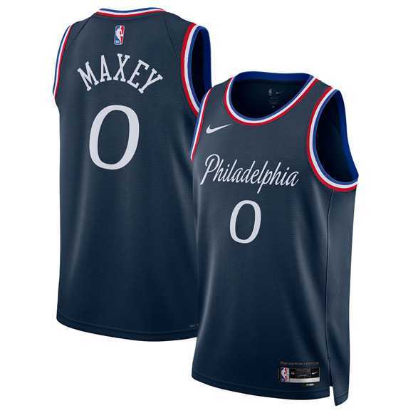 Men's Philadelphia 76ers #0 Tyrese Maxey Navy 2025-26 City Edition Swingman Stitched Jersey Dzhi,We sell and wholesale Men's Philadelphia 76ers #0 Tyrese Maxey Navy 2025-26 City Edition Swingman Stitched Jersey Dzhi on line form chian!