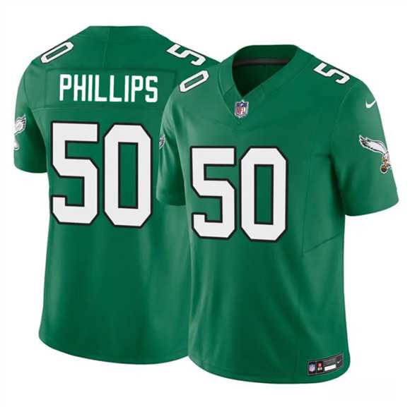 Men's Philadelphia Eagles #50 Jaelan Phillips Kelly Green 2025 F.U.S.E. Vapor Untouchable Limited Throwback Stitched Jersey Dzhi,We sell and wholesale Men's Philadelphia Eagles #50 Jaelan Phillips Kelly Green 2025 F.U.S.E. Vapor Untouchable Limited Throwback Stitched Jersey Dzhi on line form chian!