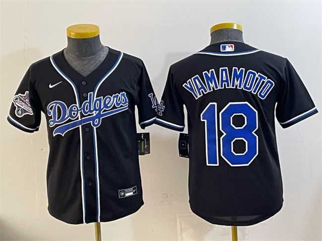 Women's Los Angeles Dodgers #18 Yoshinobu Yamamoto Black Fashion 2025 World Series Champions Cool Base Stitched Jersey,We sell and wholesale Women's Los Angeles Dodgers #18 Yoshinobu Yamamoto Black Fashion 2025 World Series Champions Cool Base Stitched Jersey on line form chian!