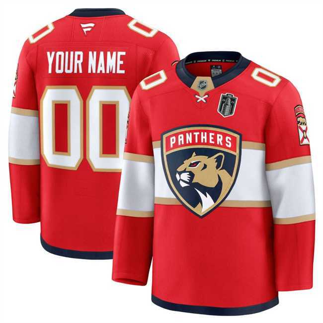 Men's Florida Panthers Custom Red 2025 Stanley Cup Final Patch Stitched Hockey Jersey,We sell and wholesale Men's Florida Panthers Custom Red 2025 Stanley Cup Final Patch Stitched Hockey Jersey on line form chian!
