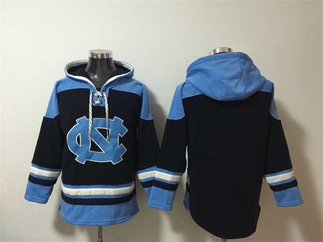 Men's North Carolina Tar Heels Blank Black Ageless Must-Have Lace-Up Pullover Hoodie,We sell and wholesale Men's North Carolina Tar Heels Blank Black Ageless Must-Have Lace-Up Pullover Hoodie on line form chian!