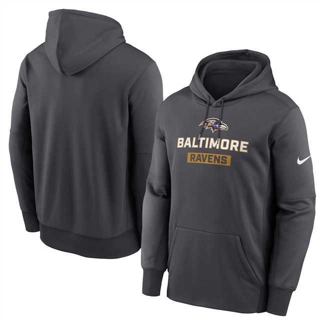 Men's Baltimore Ravens Anthracite Toss Sweep Performance Pullover Hoodie,We sell and wholesale Men's Baltimore Ravens Anthracite Toss Sweep Performance Pullover Hoodie on line form chian!