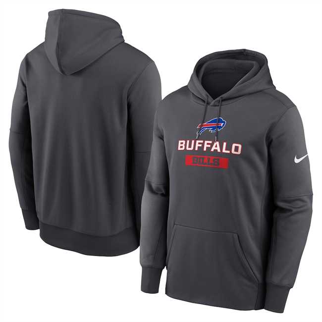 Men's Buffalo Bills Anthracite Toss Sweep Performance Pullover Hoodie,We sell and wholesale Men's Buffalo Bills Anthracite Toss Sweep Performance Pullover Hoodie on line form chian!