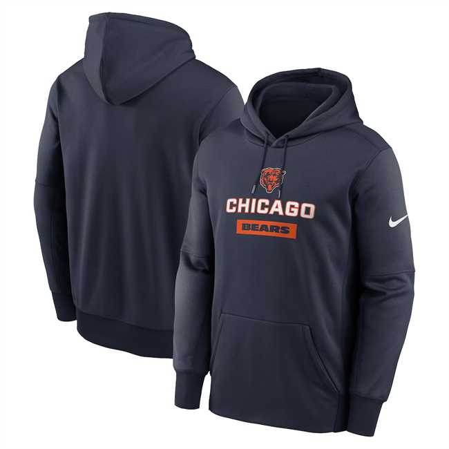Men's Chicago Bears Navy Toss Sweep Performance Pullover Hoodie,We sell and wholesale Men's Chicago Bears Navy Toss Sweep Performance Pullover Hoodie on line form chian!