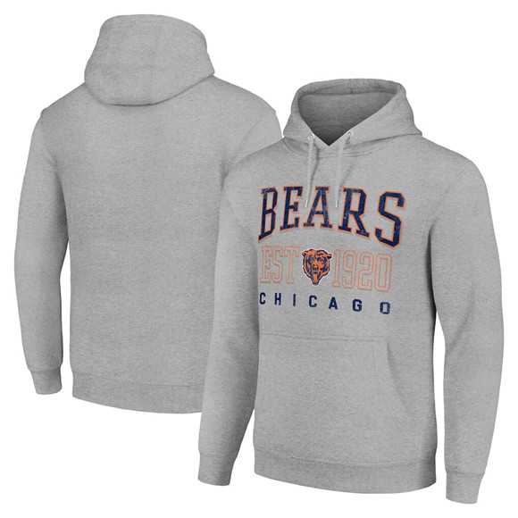 Men's Chicago Bears Gray Throwback Logo Pullover Hoodie,We sell and wholesale Men's Chicago Bears Gray Throwback Logo Pullover Hoodie on line form chian!