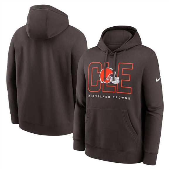 Men's Cleveland Browns Brown Busted Play Club Fleece Pullover Hoodie,We sell and wholesale Men's Cleveland Browns Brown Busted Play Club Fleece Pullover Hoodie on line form chian!