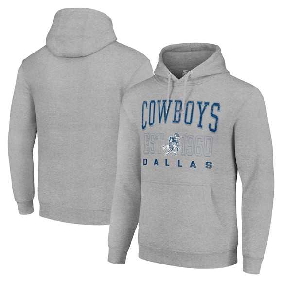 Men's Dallas Cowboys Gray Throwback Logo Pullover Hoodie,We sell and wholesale Men's Dallas Cowboys Gray Throwback Logo Pullover Hoodie on line form chian!