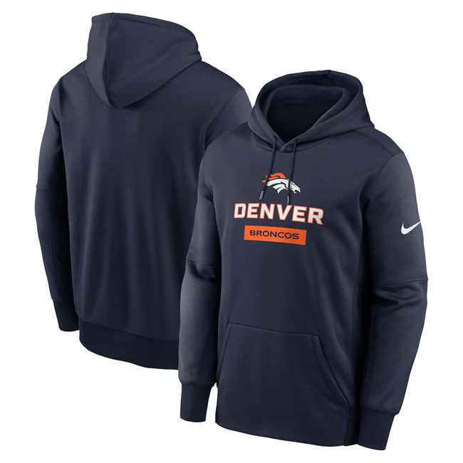 Men's Denver Broncos NavyToss Sweep Performance Pullover Hoodie,We sell and wholesale Men's Denver Broncos NavyToss Sweep Performance Pullover Hoodie on line form chian!
