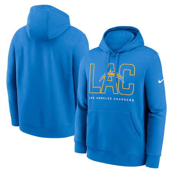 Men's Los Angeles Chargers Powder Blue Busted Play Club Fleece Pullover Hoodie,We sell and wholesale Men's Los Angeles Chargers Powder Blue Busted Play Club Fleece Pullover Hoodie on line form chian!
