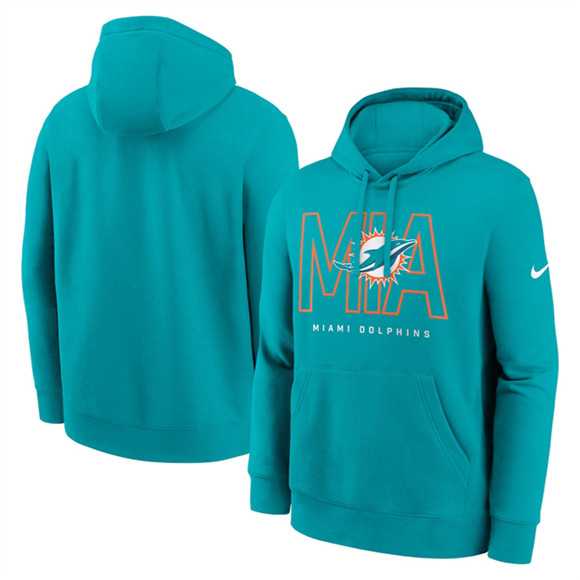 Men's Miami Dolphins Aqua Busted Play Club Fleece Pullover Hoodie,We sell and wholesale Men's Miami Dolphins Aqua Busted Play Club Fleece Pullover Hoodie on line form chian!