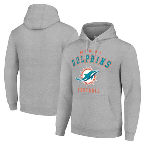 Men's Miami Dolphins Gray Pullover Hoodie,We sell and wholesale Men's Miami Dolphins Gray Pullover Hoodie on line form chian!