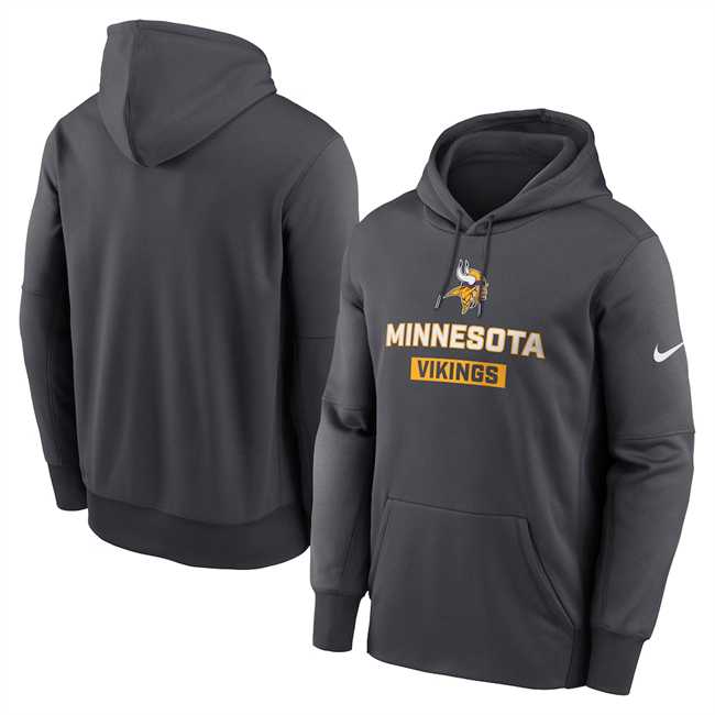 Men's Minnesota Vikings Anthracite Toss Sweep Performance Pullover Hoodie,We sell and wholesale Men's Minnesota Vikings Anthracite Toss Sweep Performance Pullover Hoodie on line form chian!