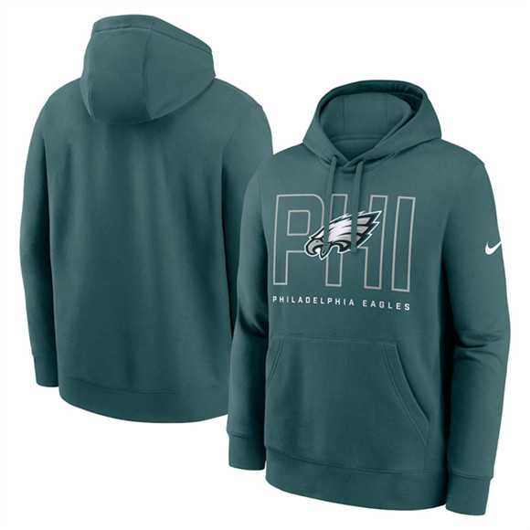 Men's Philadelphia Eagles Midnight Green Busted Play Club Fleece Pullover Hoodie,We sell and wholesale Men's Philadelphia Eagles Midnight Green Busted Play Club Fleece Pullover Hoodie on line form chian!