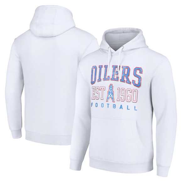 Men's Tennessee Titans White Throwback Logo Pullover Hoodie,We sell and wholesale Men's Tennessee Titans White Throwback Logo Pullover Hoodie on line form chian!