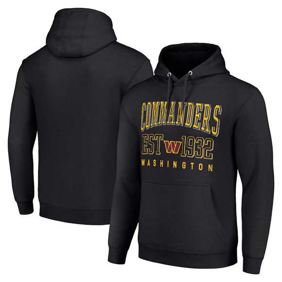 Men's Washington Commanders Black Throwback Logo Pullover Hoodie,We sell and wholesale Men's Washington Commanders Black Throwback Logo Pullover Hoodie on line form chian!