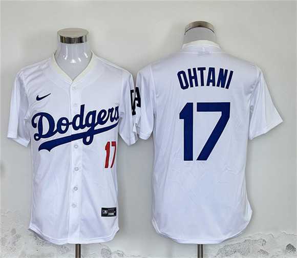 Men's Los Angeles Dodgers #17 Shohei Ohtani White Home Limited Stitched Jersey,We sell and wholesale Men's Los Angeles Dodgers #17 Shohei Ohtani White Home Limited Stitched Jersey on line form chian!