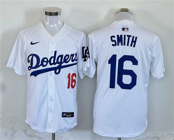 Men's Los Angeles Dodgers #16 Will Smith White Home Limited Stitched Jersey,We sell and wholesale Men's Los Angeles Dodgers #16 Will Smith White Home Limited Stitched Jersey on line form chian!