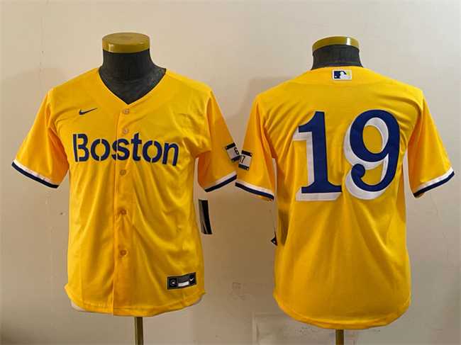 Youth Boston Red Sox #19 Roman Anthony Gold City Connect Stitched Jersey,We sell and wholesale Youth Boston Red Sox #19 Roman Anthony Gold City Connect Stitched Jersey on line form chian!