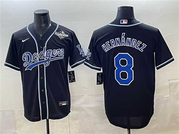 Men's Los Angeles Dodgers #8 Enrique Hernandez Black Fashion 2025 World Series Cool Base Stitched Jersey,We sell and wholesale Men's Los Angeles Dodgers #8 Enrique Hernandez Black Fashion 2025 World Series Cool Base Stitched Jersey on line form chian!