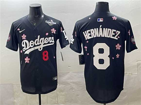 Men's Los Angeles Dodgers #8 Enrique Hernandez Black 2025 World Series Patch Tokyo Series Limited Stitched Jersey,We sell and wholesale Men's Los Angeles Dodgers #8 Enrique Hernandez Black 2025 World Series Patch Tokyo Series Limited Stitched Jersey on line form chian!
