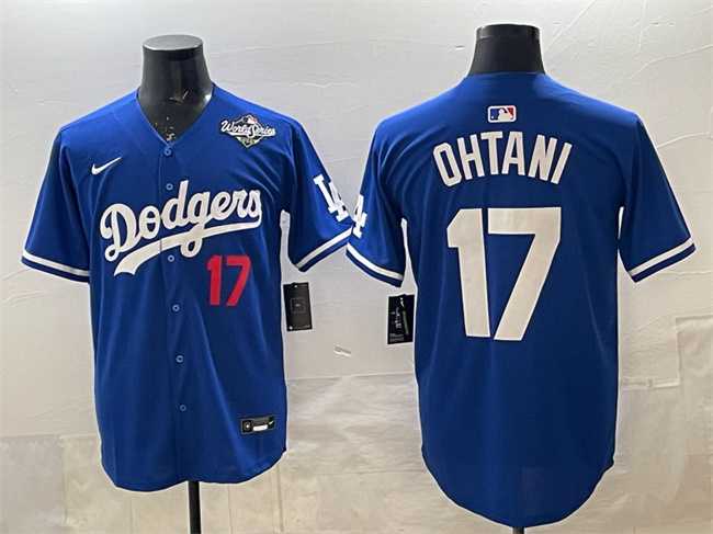 Men's Los Angeles Dodgers #17 Shohei Ohtani Royal 2025 World Series Limited Stitched Jersey,We sell and wholesale Men's Los Angeles Dodgers #17 Shohei Ohtani Royal 2025 World Series Limited Stitched Jersey on line form chian!