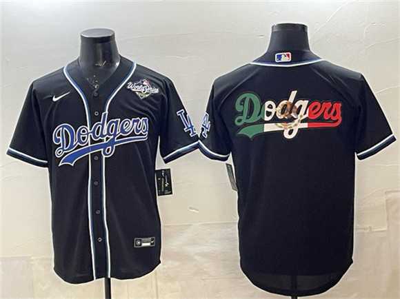 Men's Los Angeles Dodgers Team Big Logo Black Fashion 2025 World Series Cool Base Stitched Jersey,We sell and wholesale Men's Los Angeles Dodgers Team Big Logo Black Fashion 2025 World Series Cool Base Stitched Jersey on line form chian!