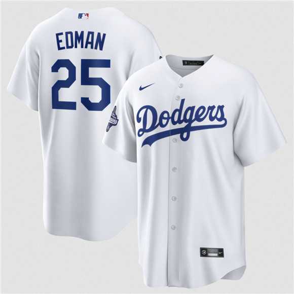 Men's Los Angeles Dodgers #25 Tommy Edman White 2025 World Series Champions Stitched Jersey,We sell and wholesale Men's Los Angeles Dodgers #25 Tommy Edman White 2025 World Series Champions Stitched Jersey on line form chian!