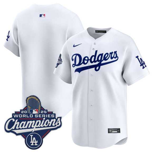 Men's Los Angeles Dodgers Blank White 2025 Champions Stitched Jersey,We sell and wholesale Men's Los Angeles Dodgers Blank White 2025 Champions Stitched Jersey on line form chian!