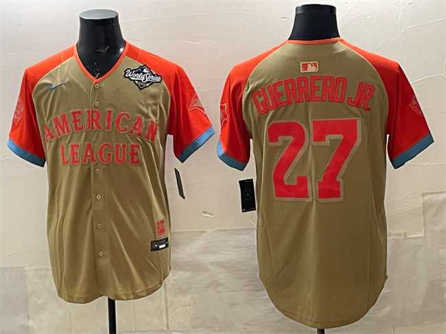 Men's Toronto Blue Jays American League #27 Vladimir Guerrero Jr. Cream All-Star 2025 World Series Limited Stitched Jersey,We sell and wholesale Men's Toronto Blue Jays American League #27 Vladimir Guerrero Jr. Cream All-Star 2025 World Series Limited Stitched Jersey on line form chian!