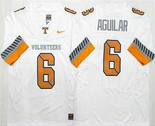 Men's Tennessee Volunteers #6 Joey Aguilar Limited White 2025 College Football Jersey,We sell and wholesale Men's Tennessee Volunteers #6 Joey Aguilar Limited White 2025 College Football Jersey on line form chian!