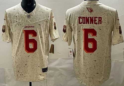 Men's Arizona Cardinals #6 James Conner Limited Cream 'Rivalries' FUSE Vapor Jersey Dzhi,We sell and wholesale Men's Arizona Cardinals #6 James Conner Limited Cream 'Rivalries' FUSE Vapor Jersey Dzhi on line form chian!