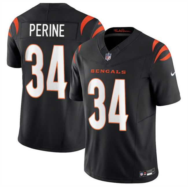 Men's Cincinnati Bengals #34 Samaje Perine Black 2025 F.U.S.E. Vapor Untouchable Limited Stitched Jersey Dzhi,We sell and wholesale Men's Cincinnati Bengals #34 Samaje Perine Black 2025 F.U.S.E. Vapor Untouchable Limited Stitched Jersey Dzhi on line form chian!