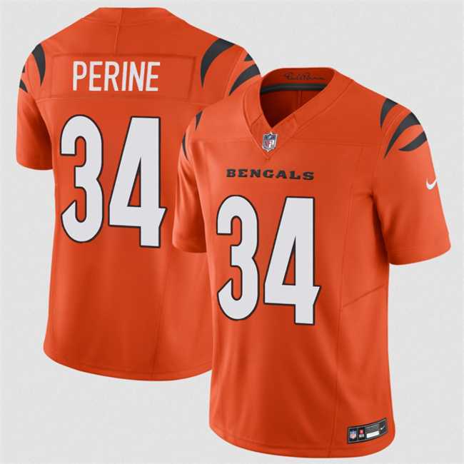 Men's Cincinnati Bengals #34 Samaje Perine Orange 2025 F.U.S.E. Vapor Untouchable Limited Stitched Jersey Dzhi,We sell and wholesale Men's Cincinnati Bengals #34 Samaje Perine Orange 2025 F.U.S.E. Vapor Untouchable Limited Stitched Jersey Dzhi on line form chian!