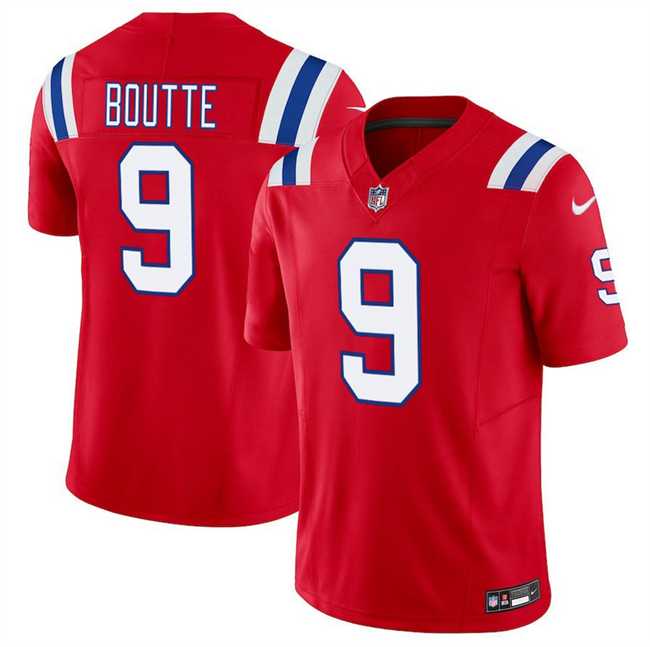Men's New England Patriots #9 Kayshon Boutte Red 2025 F.U.S.E. Vapor Limited Stitched Jersey Dzhi,We sell and wholesale Men's New England Patriots #9 Kayshon Boutte Red 2025 F.U.S.E. Vapor Limited Stitched Jersey Dzhi on line form chian!