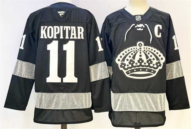 Men's Los Angeles Kings #11 Anze Kopitar Black With C Patch Alternate Stitched Hockey Jersey,We sell and wholesale Men's Los Angeles Kings #11 Anze Kopitar Black With C Patch Alternate Stitched Hockey Jersey on line form chian!
