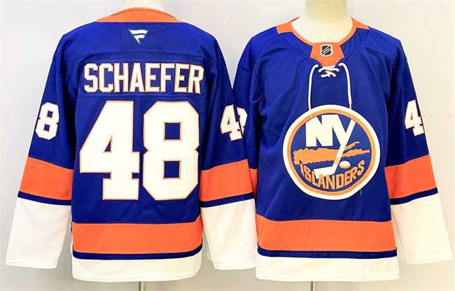 Men's New York Islanders #48 Matthew Schaefer Royal 2024-25 Home Stitched Hockey Jersey,We sell and wholesale Men's New York Islanders #48 Matthew Schaefer Royal 2024-25 Home Stitched Hockey Jersey on line form chian!