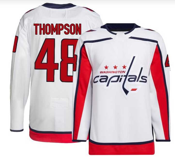 Men's Washington Capitals #48 Logan Thompson Authentic White Away Jersey Dzhi,We sell and wholesale Men's Washington Capitals #48 Logan Thompson Authentic White Away Jersey Dzhi on line form chian!