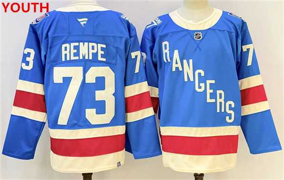Youth new york rangers #73 matt rempe blue 2025 stitched hockey jersey,We sell and wholesale Youth new york rangers #73 matt rempe blue 2025 stitched hockey jersey on line form chian!