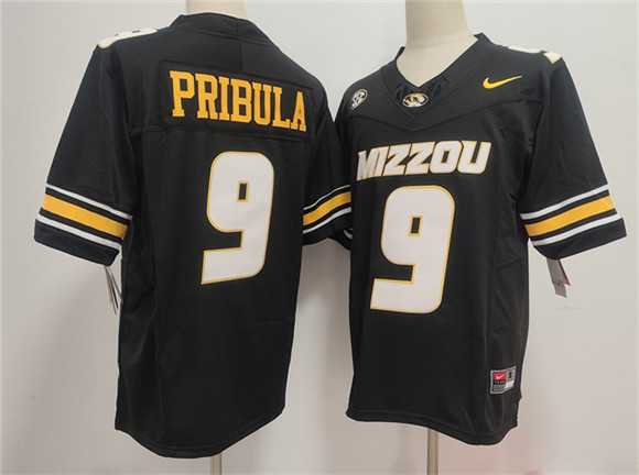 Men's Missouri Tigers #9 Beau Pribula F.U.S.E. Black Stitched Jersey,We sell and wholesale Men's Missouri Tigers #9 Beau Pribula F.U.S.E. Black Stitched Jersey on line form chian!