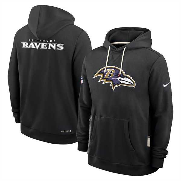 Men's Baltimore Ravens Black Sideline Standard Issue Initial Home Dri-FIT Pullover Hoodie,We sell and wholesale Men's Baltimore Ravens Black Sideline Standard Issue Initial Home Dri-FIT Pullover Hoodie on line form chian!