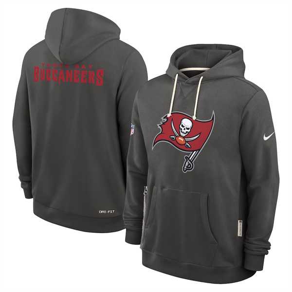 Men's Tampa Bay Buccaneers Pewter Sideline Standard Issue Initial Home Dri-FIT Pullover Hoodie,We sell and wholesale Men's Tampa Bay Buccaneers Pewter Sideline Standard Issue Initial Home Dri-FIT Pullover Hoodie on line form chian!