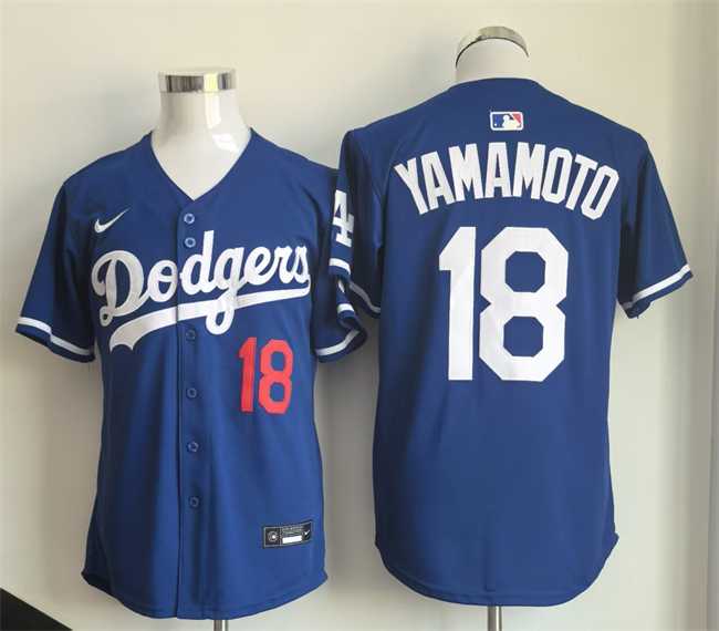 Men's Los Angeles Dodgers #18 Yoshinobu Yamamoto Royal Limited Stitched Jersey,We sell and wholesale Men's Los Angeles Dodgers #18 Yoshinobu Yamamoto Royal Limited Stitched Jersey on line form chian!