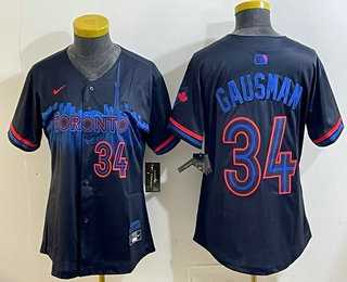 Women's Toronto Blue Jays #34 Kevin Gausman Black City Limited Jersey,We sell and wholesale Women's Toronto Blue Jays #34 Kevin Gausman Black City Limited Jersey on line form chian!